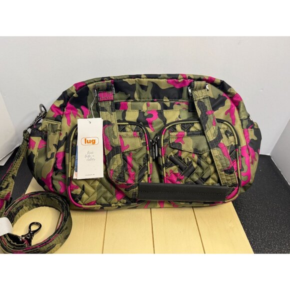 LUG Jumper Carry-All Tote NWT - Camo Orchid - Picture 2 of 4